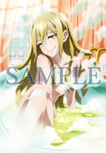 Blu-ray＆DVD1～5巻連動購入特典　アニメ絵柄描き下ろしB2お風呂ポスター